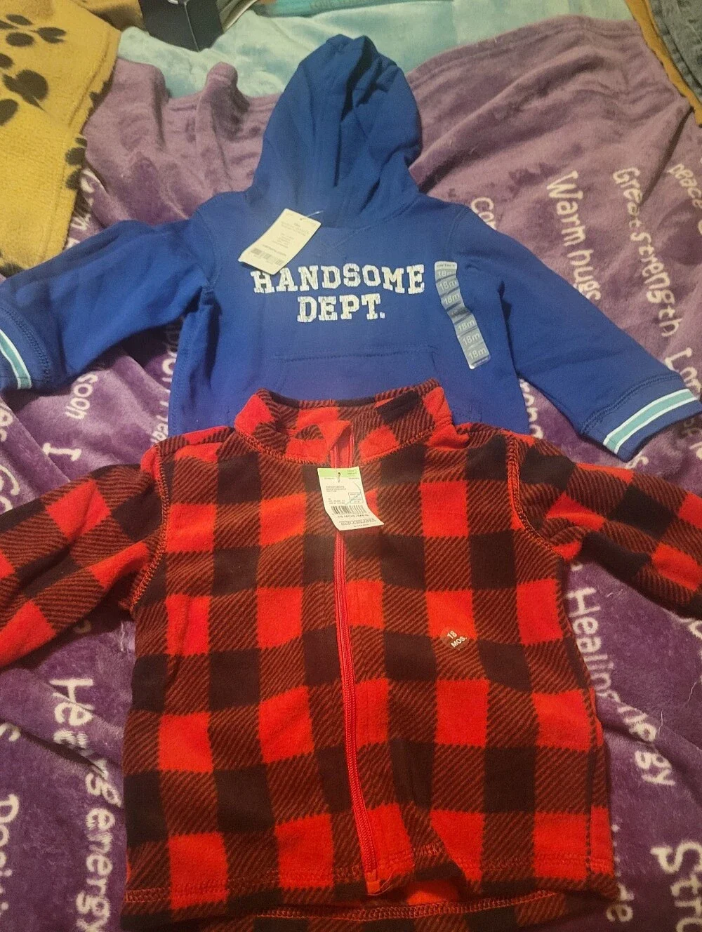 Baby Boys 18 mo Lot  New W/tags Winter Clothing:  Hoodie, Suit, Vest/Shirt, more